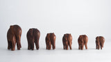 Ele Herd of Blue Gum Wood