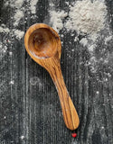 Flour Scoop of Olivewood - 7”