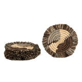 Kazi Fringed Coasters - sets of 4