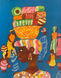 “Market Day with Friends” Original by Joss Rossiter