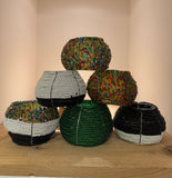 AM Beaded Candle Lantern