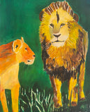 “Leo & His Mate” Original by Joss Rossiter