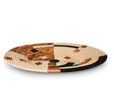 Kazi Modern Banana Leaf Wall Art Plate - 27”