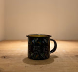 Weya Hand-Painted Tin Mug