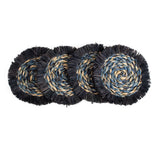 Kazi Fringed Coasters - sets of 4