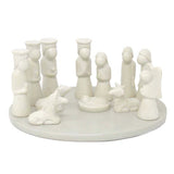 Nativity of Kisii w/ Stone Base - 13 pieces