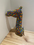 AM Beaded Animal Bust