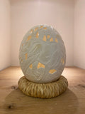 Dumi Ostrich Egg-Etched