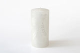 Kapula Candles - White on White
