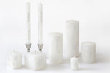 Kapula Candles - White on White