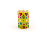 Kapula Candles - Pastel Hearts