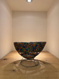 AM Beaded Fruit Bowl by Archie Mutsiko