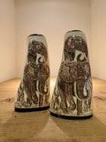 Dumi Bone Salt/Pepper Set Scrimshaw