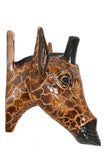 Giraffe Bust of Burnt Jacaranda