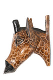 Giraffe Bust of Burnt Jacaranda