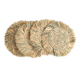 Kazi Fringed Coasters - sets of 4
