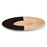 Kazi Geo Black/Natural Wall Plate-22”