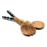 Salad Servers of Olivewood