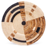 Banana Leaf Modern Woven Wall Art Plate - 27”