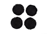 Kazi Fringed Coasters - sets of 4