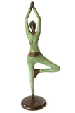 "Tree Pose" Lost Wax Bronze Sculpture