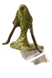 "Seated Beauty w/ Veil" Lost Wax Bronze Sculpture