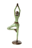 "Tree Pose" Lost Wax Bronze Sculpture