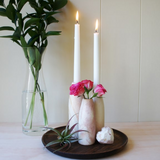 Candleholder Vase of Kisii - Natural