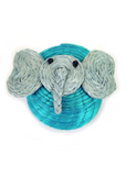 Lidded-Sisal Animal Basket