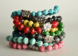 Hope Charm Bracelets - Paper Beads