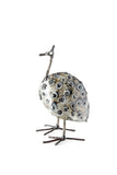 Guinea Fowl of Recycled Metal