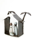 Nativity of Stone & Recycled Metal
