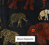 African Print Cotton Napkins - Set of 4