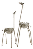 Giraffe Planter of Upcycled Metal