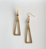 Hope Brass Earrings