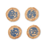 Kazi Fringed Coasters - sets of 4