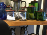 Recycled Glass Cannister