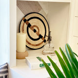 Kazi Modern Wall Plate - 14” - Bullseye