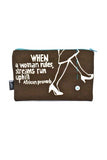 African Proverb Purse - Small