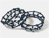Usisi Glass Bead Spiral Bracelet