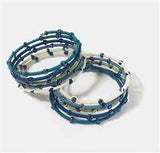 Usisi Glass Bead Spiral Bracelet