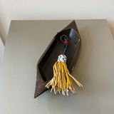 Tuareg Leather Strip Key Fob